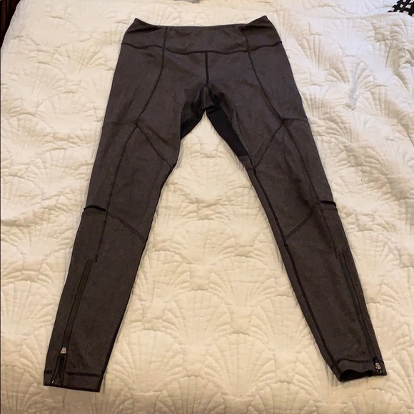 lululemon athletica Pants - Lululemon charcoal grey full length leggings
